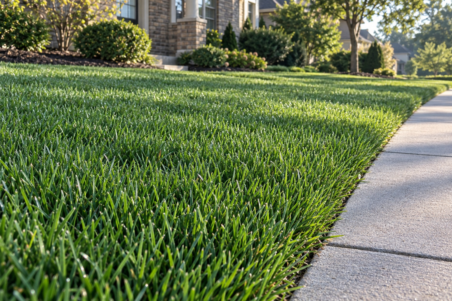 weed control on a Greensboro lawn
